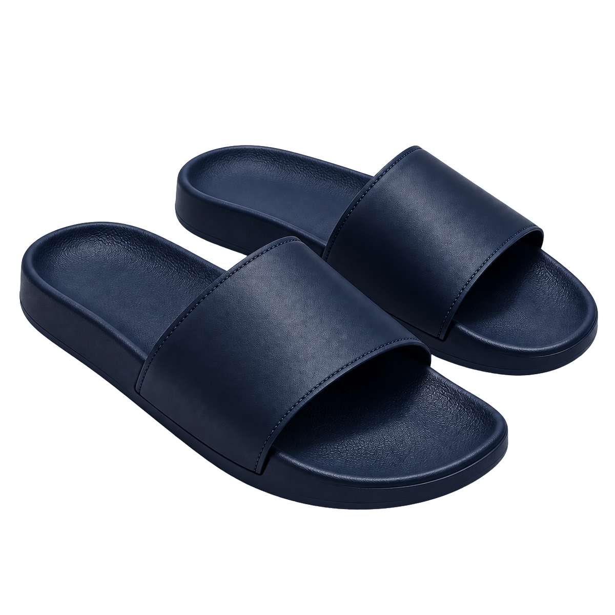 Deep Navy Comfort Slide Sandals | Bravenholt Lahne